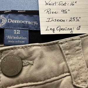 Democracy Light Tan Trousers